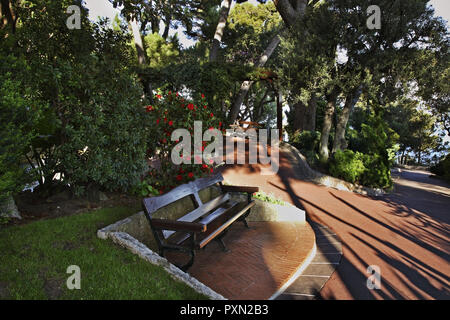 Gärten von St. Martin in Monaco-Ville. Fürstentum Monaco Stockfoto