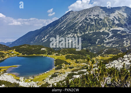 Wunderschöne Landschaft von Muratovo See, Pirin-gebirge, Bulgarien Stockfoto