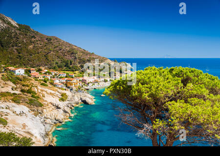 Cristal Meerwasser in der Nähe von Pomonte, Insel Elba Stockfoto