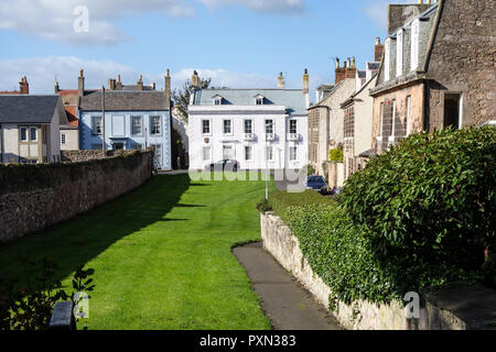 Die Anenue, neben der Stadtmauer, Berwick Upon Tweed Stockfoto