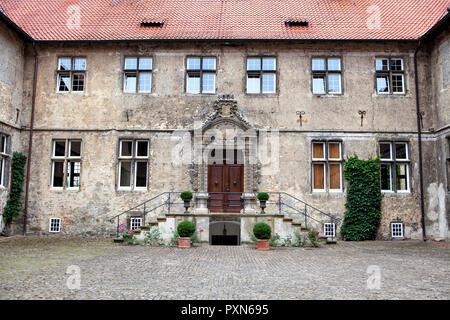 Schloss Westerwinkel, Wasserburg, Ascheberg, Münsterland, Nordrhein-Westfalen, Deutschland, Europa Stockfoto