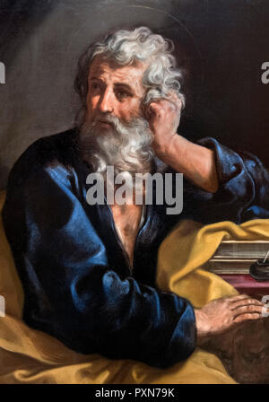 Saint Mark der Evangelist von Carlo Maratta (1625-1713), Öl auf Leinwand, 1655-60 Stockfoto