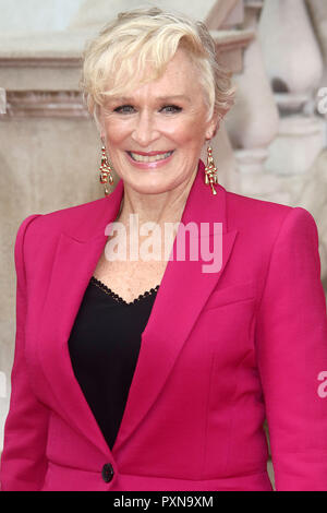 09.August 2018 - Glenn Close die Teilnahme an "die Frau" UK Premiere öffnet Film 4 Sommer Bildschirm im Somerset House in London, Großbritannien Stockfoto