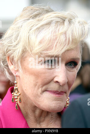 09.August 2018 - Glenn Close die Teilnahme an "die Frau" UK Premiere öffnet Film 4 Sommer Bildschirm im Somerset House in London, Großbritannien Stockfoto