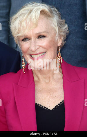 09.August 2018 - Glenn Close die Teilnahme an "die Frau" UK Premiere öffnet Film 4 Sommer Bildschirm im Somerset House in London, Großbritannien Stockfoto