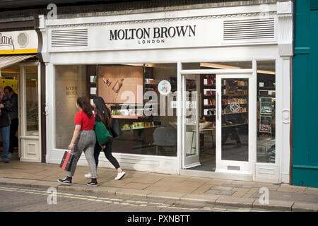 Molton Brown Shop Store Shopfront Davygate York North Yorkshire England UK Vereinigtes Königreich GB Großbritannien Stockfoto