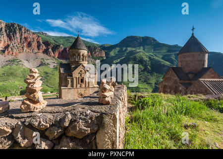 Armenien, Noravank, Kloster Noravank, 12. Jahrhundert, am späten Nachmittag Stockfoto