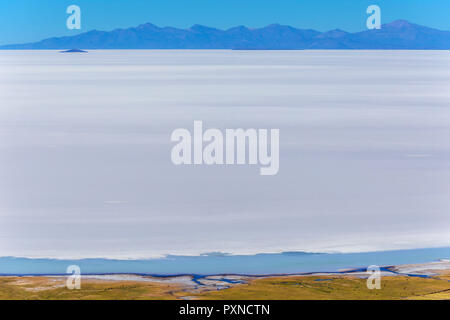 Uyuni Salzsee, Salar de Uyuni, in der Nähe von Coqueza, Potosi, Bolivien Stockfoto
