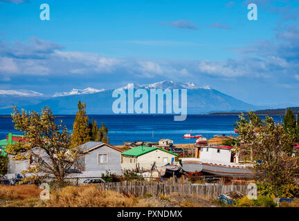 Puerto Natales, Ultima Esperanza Provinz Patagonien, Chile Stockfoto