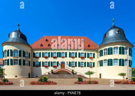 Schloss Bergzabern, Bad Bergzabern, Deutsche WeinstraÃŸe, Rheinland-Pfalz, Deutschland Stockfoto