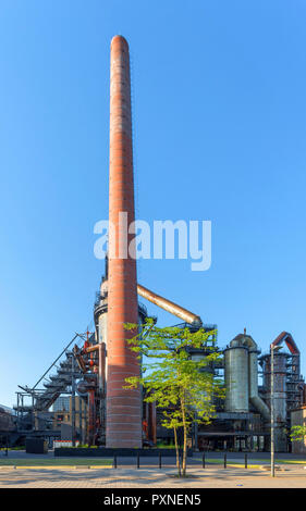 Ehemalige steel works Museum in Belval, Esch-sur-Alzette, Kanton Esch, Luxemburg Stockfoto