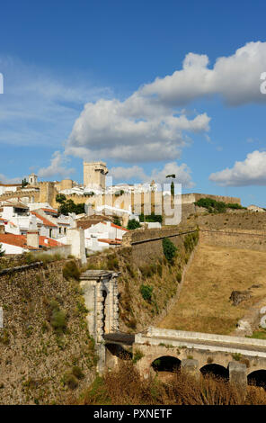 Die mittelalterliche Stadt Estremoz. Alentejo, Portugal Stockfoto