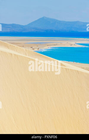 Sotavento Beach, Jandia Peninsula, Fuerteventura, Kanarische Inseln, Spanien Stockfoto