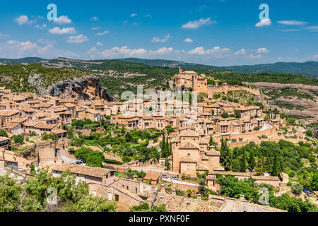 Alquezar, Aragon, Spanien Stockfoto