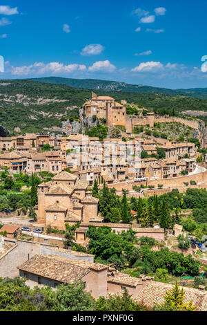 Alquezar, Aragon, Spanien Stockfoto