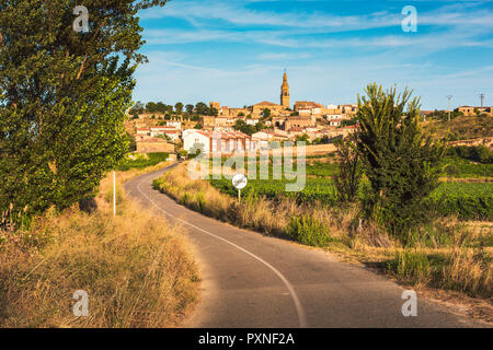 Briones, La Rioja, Spanien. Stockfoto