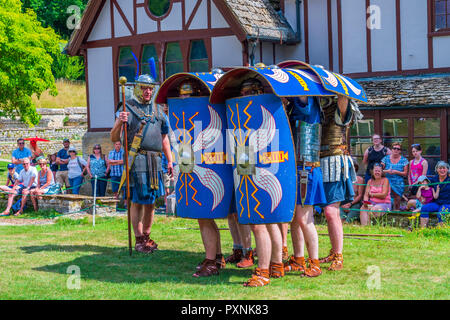 Chedworth Roman Villa, Gloucestershire, England, Vereinigtes Königreich, Europa Stockfoto