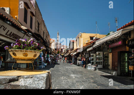 Europa, Griechenland, Kreta, Rhodos, altes, Stadt, Markt Stockfoto