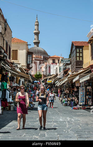 Europa, Griechenland, Kreta, Rhodos, altes, Stadt, Markt Stockfoto