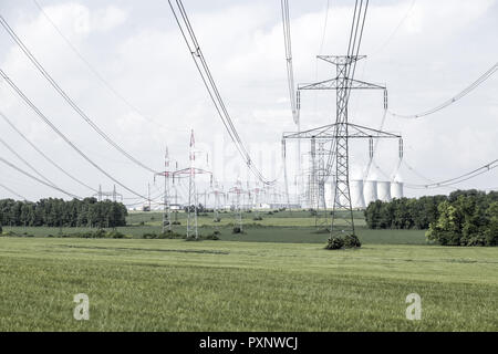 Atomkraftwerk Jaslovske Bohunice, Slowakei Stockfoto