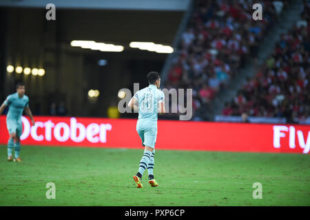 Kallang-Singapore-28 Jul 2018: Mesut Ozil #10 Spieler von Arsenal in Aktion während der icc 2018 zwischen Arsenal gegen Paris Saint-deutschen auf nationaler: Stockfoto