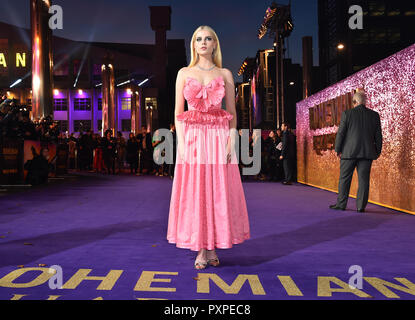 Lucy Boynton an der Bohemian Rhapsody Weltpremiere auf der die SSE-Arena, Wembley, London statt. Stockfoto