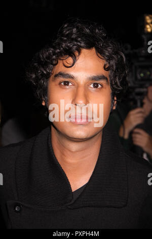 Kunal Nayyar 10/17/09 der 'Spike TV SCREAM 2009 ' @ griechischen Theater, Los Angeles Foto von Izumi Hasegawa/HNW/PictureLux (17. Oktober 2009) Datei Referenz # 33687 445 HNWPLX Stockfoto