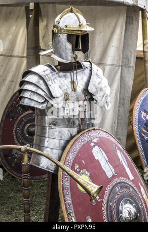 Lager der Legionäre, Roman Festival, Biriciana, Fort, Weißenburg, Bayern, Middle Franconia, Deutschland, Europa Stockfoto