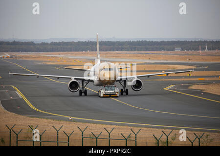 A9C-AM, Airbus A 320-214 der Gulf Air am Flughafen Frankfurt am Main (FRA), 23.09.2018 Stockfoto