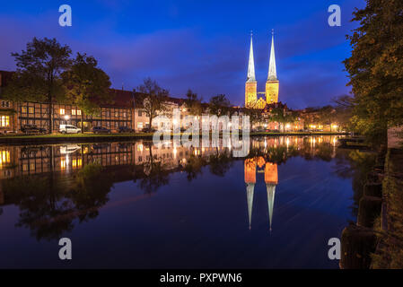 Lübecker Dom an der Obertrave Stockfoto