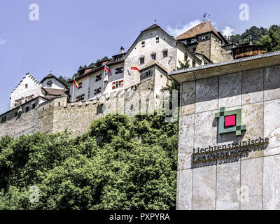 Bank Gebäude der Liechtensteinische Landesbank, Fürstentum Liechtenstein Stockfoto