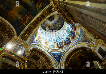 Isaaks-kathedrale. Sankt Petersburg, nordwestlich, Russland. Stockfoto