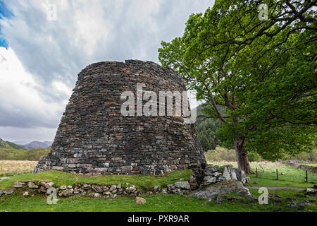 Großbritannien, Schottland, Glenelg, Eisenzeit Broch Dun Telve Stockfoto