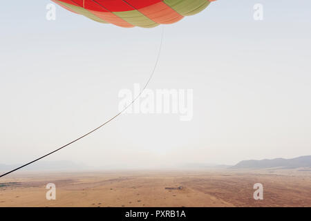 Marokko, Blick vom Ballon an der Wüste und Berge Jbilet Stockfoto