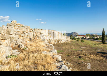 Griechenland, Peloponnes Argolis, Tiryns, archäologische Stätte Stockfoto