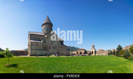 Georgien, Mtskheta, Svetitskhoveli Kathedrale Stockfoto