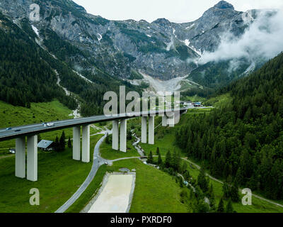 Österreich, Salzburg Land, Radstädter Tauern, Hohe Tauern Straßentunnel Stockfoto