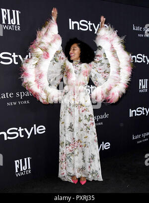 Los Angeles, CA, USA. 22 Okt, 2018. Tracee Ellis Ross bei 2018 InStyle Auszeichnungen gehalten am Getty Center. Credit: Birdie Thompson/AdMedia/ZUMA Draht/Alamy leben Nachrichten Stockfoto