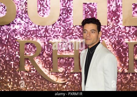 Rami Malek besucht Bohemian Rhapsody - Weltpremiere. London, Großbritannien. 23/10/2018 | Verwendung weltweit Stockfoto