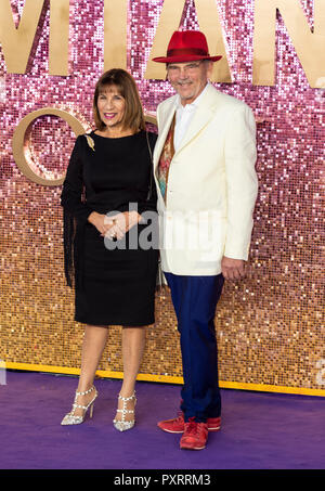 Kashmira Cooke und Mike Reid besucht die Weltpremiere von 'Bohemian Rhapsody' an SSE Wembley Arena. Stockfoto