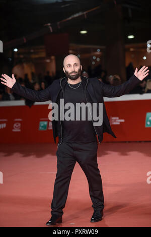 Italien, Rom, 23. Oktober 2018: Rom Film Festival 2018, Direktor Giorgio Testi am roten Teppich des docufilm 'Wir' sind nach Geschäftsschluss Foto © Fabio Mazzarella/Sintesi/Alamy leben Nachrichten Stockfoto