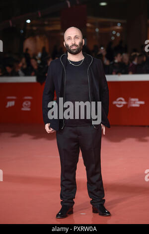 Italien, Rom, 23. Oktober 2018: Rom Film Festival 2018, Direktor Giorgio Testi am roten Teppich des docufilm 'Wir' sind nach Geschäftsschluss Foto © Fabio Mazzarella/Sintesi/Alamy leben Nachrichten Stockfoto