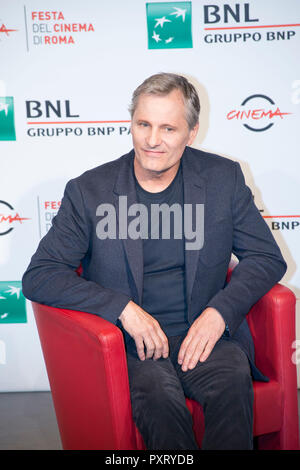 Rom, Italien. 24. Okt 2018. Rom, Italien. 24. Oktober, 2018. Viggo Mortensen die Teilnahme am Fotoshooting am 13 Rom Film Fest Quelle: Silvia Gerbino/Alamy Live News Credit: Silvia Gerbino/Alamy Live News Credit: Silvia Gerbino/Alamy leben Nachrichten Stockfoto
