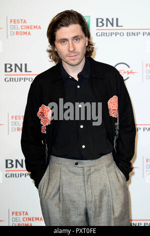 Rom, Italien. 24. Oktober, 2018. Rom, Italien. 24. Okt 2018. Sverrir Gudnason besucht' das Mädchen in ™s Die Spinne "Web" fotoshooting während des 13 Rom Film Fest im Auditorium Parco della Musica am 24. Oktober in Rom, Italien 2018. Credit: Geisler-Fotopress GmbH/Alamy leben Nachrichten Stockfoto