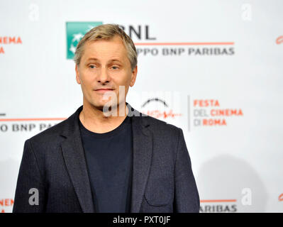 Rom, Italien. 24 Okt, 2018. Roma Kino Fest 2018 Rom Film Festival. Fotoshooting für das Kino Lektion. Im Bild: Viggo Mortensen Credit: Unabhängige Fotoagentur/Alamy leben Nachrichten Stockfoto