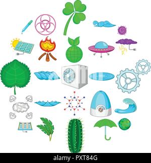 Möglicherweise Symbole, Cartoon Stil Stock Vektor