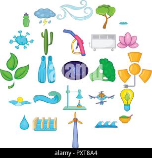 Stärke Symbole, Cartoon Stil Stock Vektor