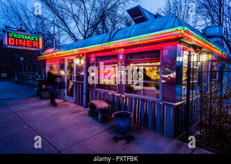 O'Rourke's Diner Middletown, Connecticut, USA Stockfoto