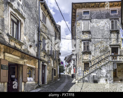 Mountain Village Medulin, Istrien, Kroatien Stockfoto