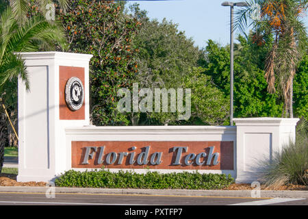 Melbourne, Florida, USA, in Florida Institut 1958 Tedhnology gegründet ist in Melbourne Florida entfernt. Stockfoto